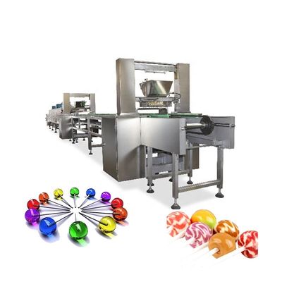 Beverage Factory Automatic Pattern Lollipop Depositing Line supplier