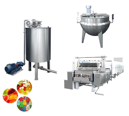 Confectionery Hard Soft Jelly Gummy Candy Making Machine supplier
