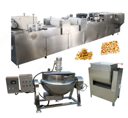Industrial Stainless Steel Peanut Candy Bar Making Machine supplier